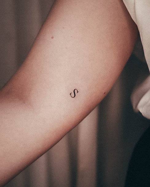 Great Initials Tattoos For Women