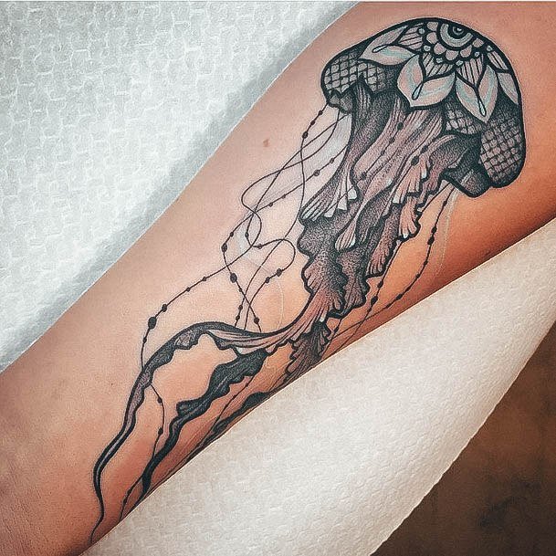 Great Jellyfish Tattoos For Women