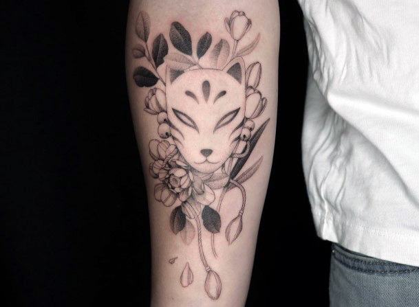 Great Kitsune Tattoos For Women