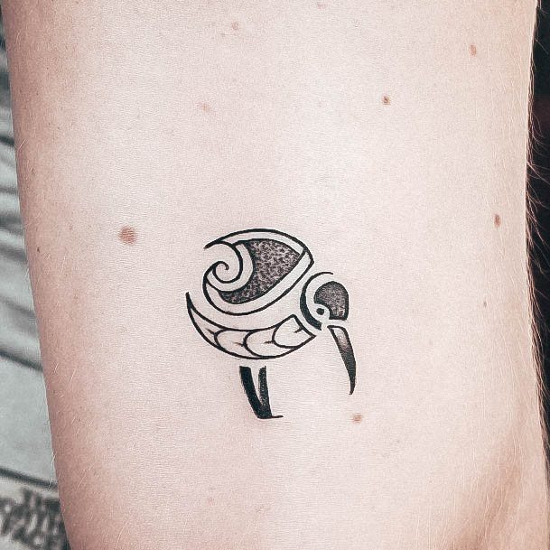 Great Kiwi Bird Tattoos For Women