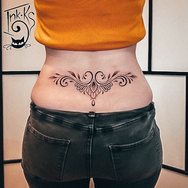 Great Lower Back Tattoos For Women