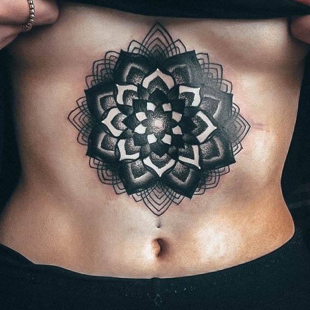 Great Mandala Tattoos For Women