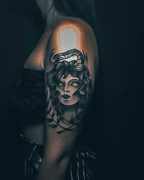 Great Medusa Tattoos For Women