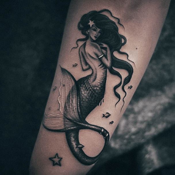 Great Mermaid Tattoos For Women