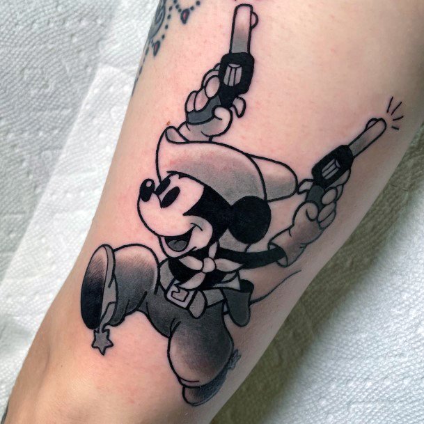 Great Mickey Mouse Tattoos For Women