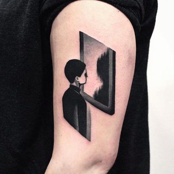 Great Mirror Tattoos For Women