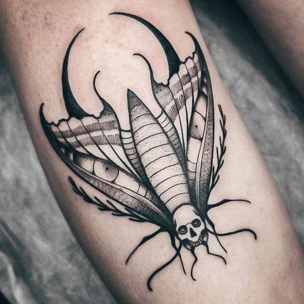 Great Moth Tattoos For Women