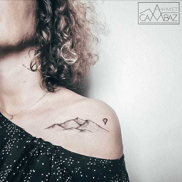 Great Mountain Tattoos For Women