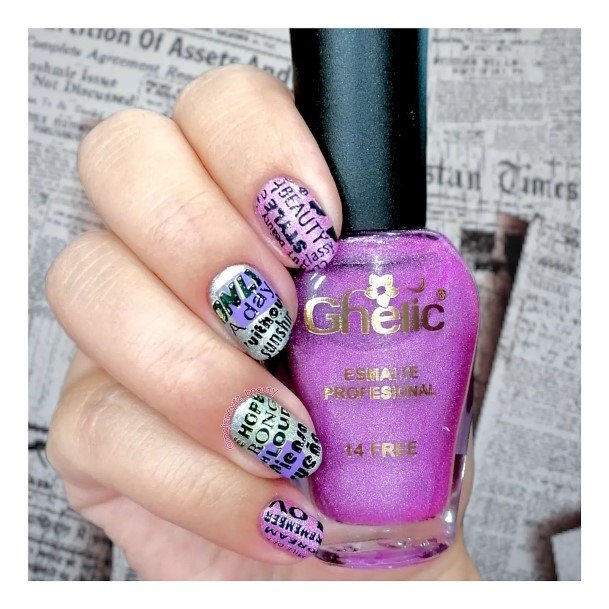 Great Newspaper Nails For Women