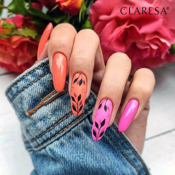 Great Orange Nails For Women