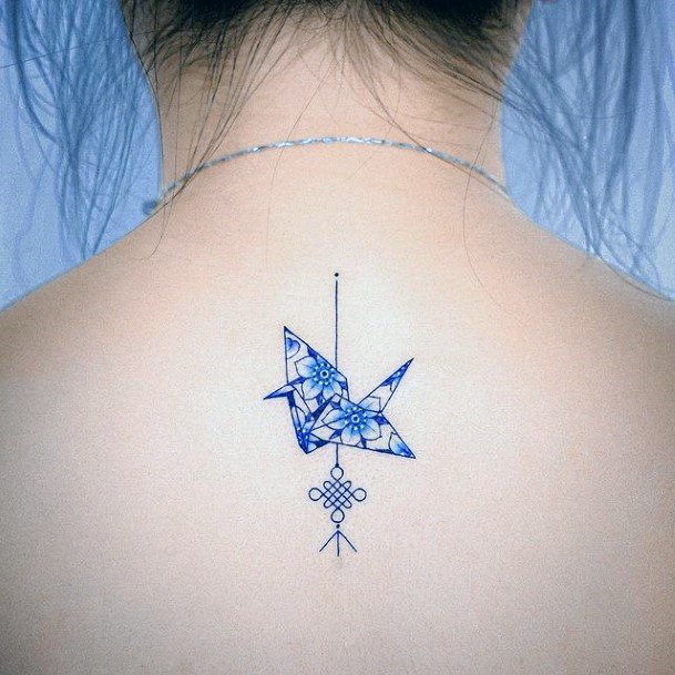 Great Oriental Plate Porcelain Tattoos For Women