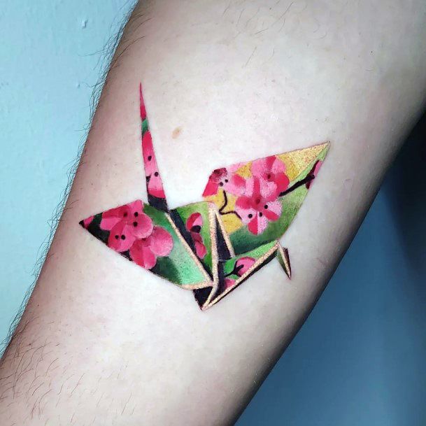 Great Origami Tattoos For Women