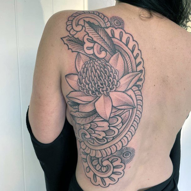 Great Paisley Tattoos For Women