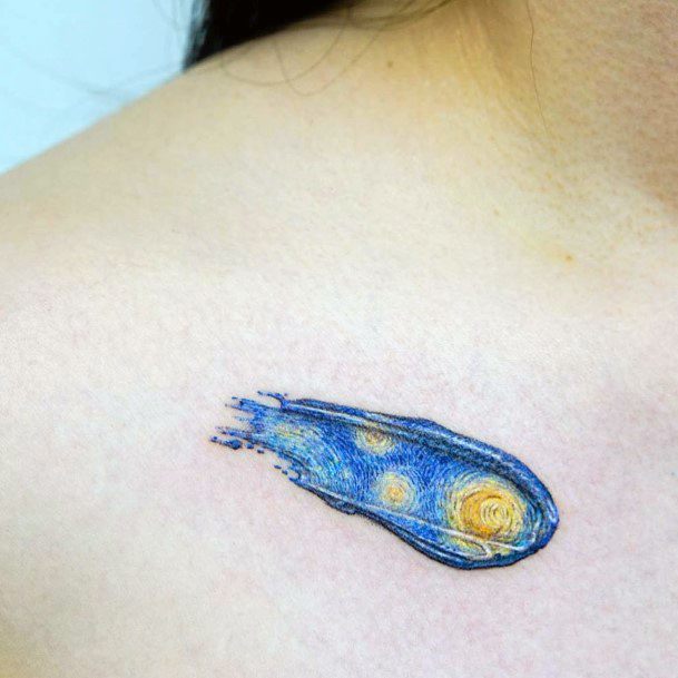 Great Palette Texture Tattoos For Women