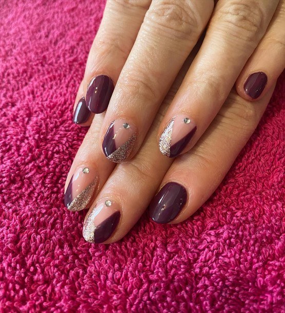 Great Plum Nails For Women