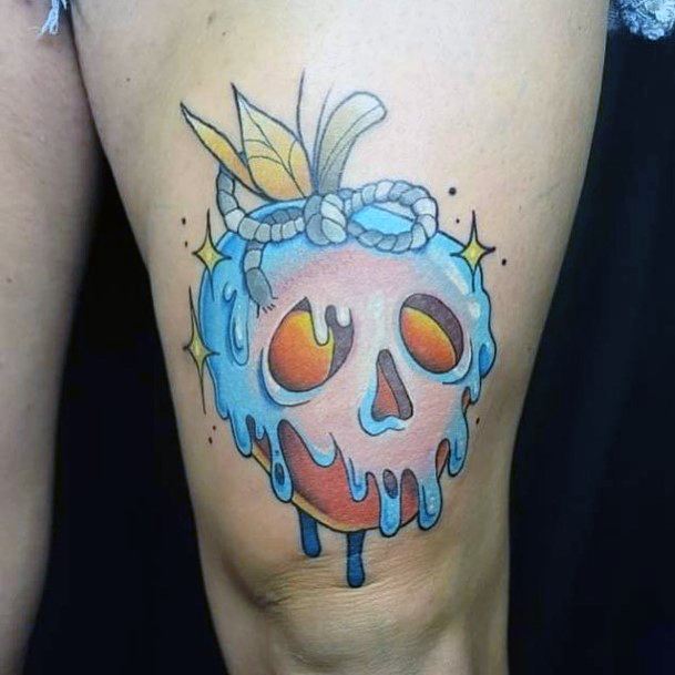 Great Poison Apple Tattoos For Women