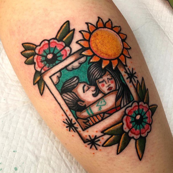 Great Polaroid Tattoos For Women