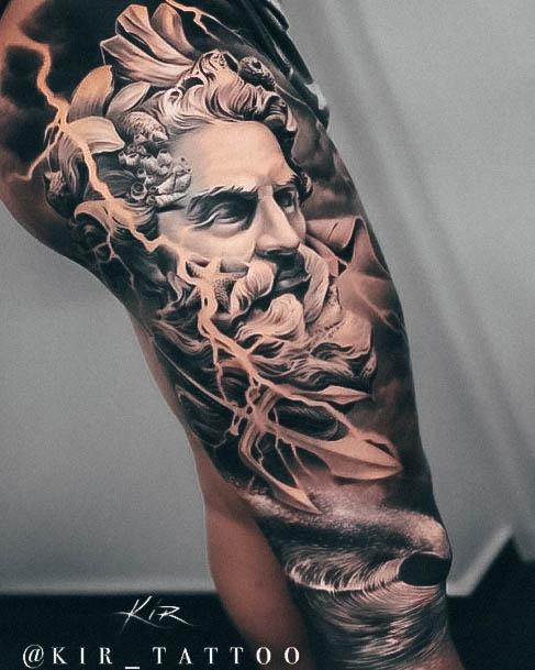 Great Poseidon Tattoos For Women