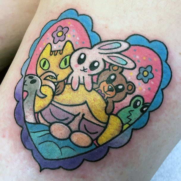 Great Powerpuff Girls Bubbles Tattoos For Women