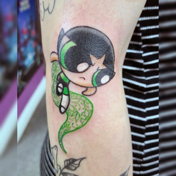 Great Powerpuff Girls Buttercup Tattoos For Women