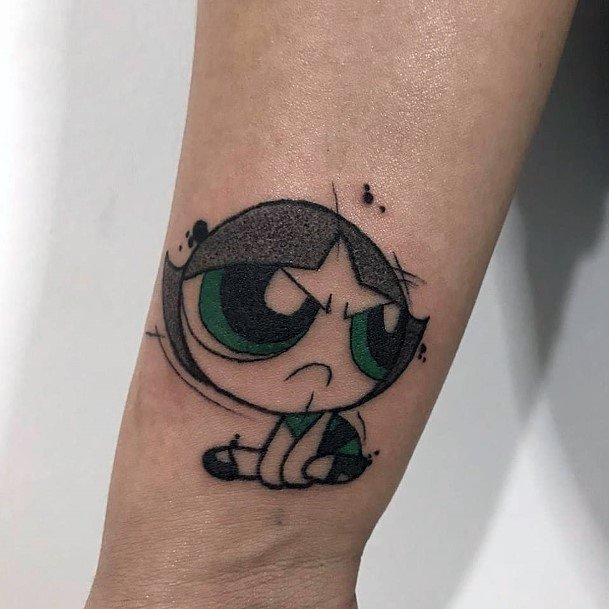 Great Powerpuff Girls Tattoos For Women