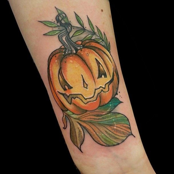 Great Pumpkin Tattoos For Women