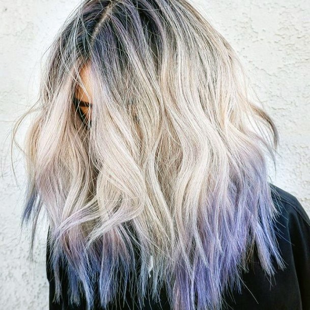 Great Purple Ombre Hairstyless For Women