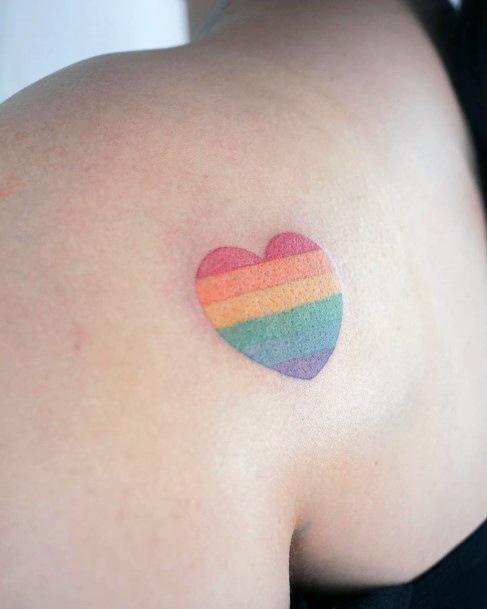 Great Rainbow Tattoos For Women