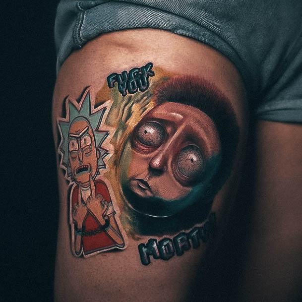 Great Rick And Morty Tattoos For Women