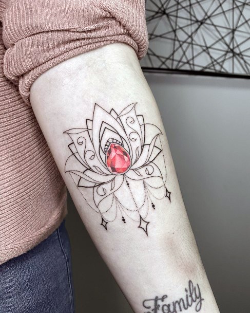 Great Ruby Tattoos For Women