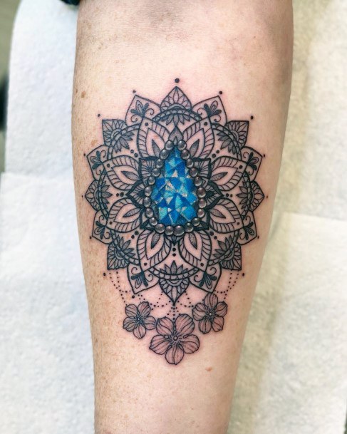 Great Sapphire Tattoos For Women