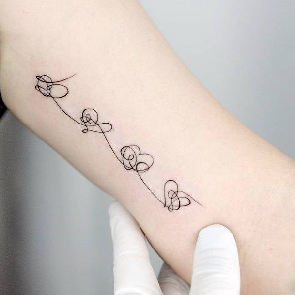 Great Scribble Tattoos For Women