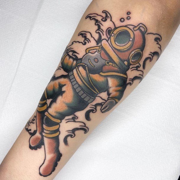 Great Scuba Diving Tattoos For Women