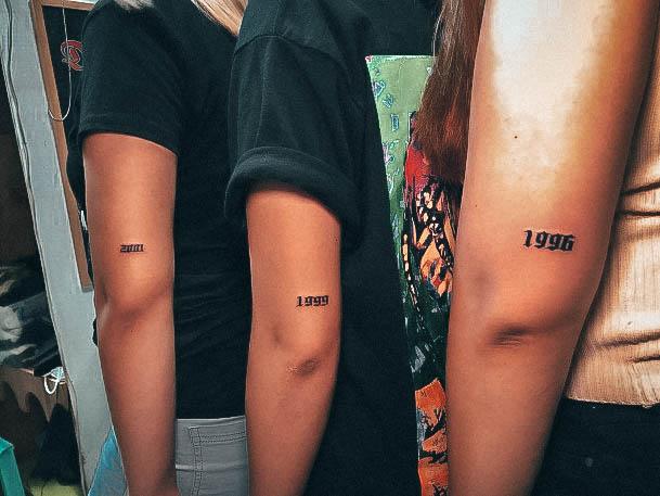 Great Sibling Tattoos For Women