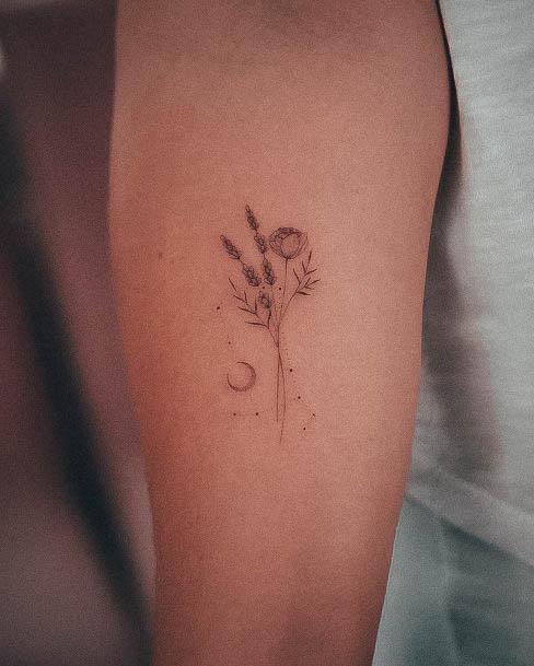 Great Simple Flower Tattoos For Women