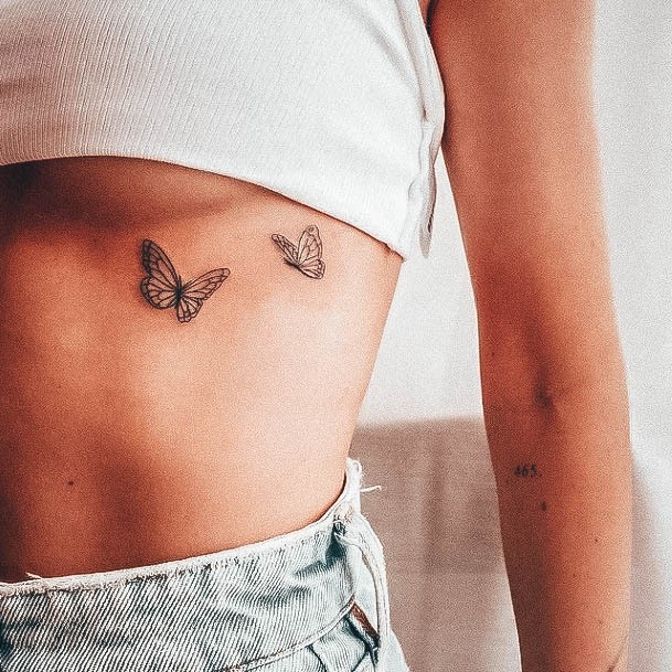 Great Small Butterfly Tattoos For Women