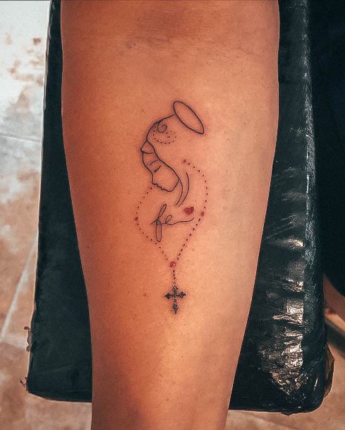 Great Small Cross Tattoos For Women