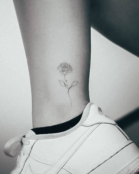 Great Small Rose Tattoos For Women