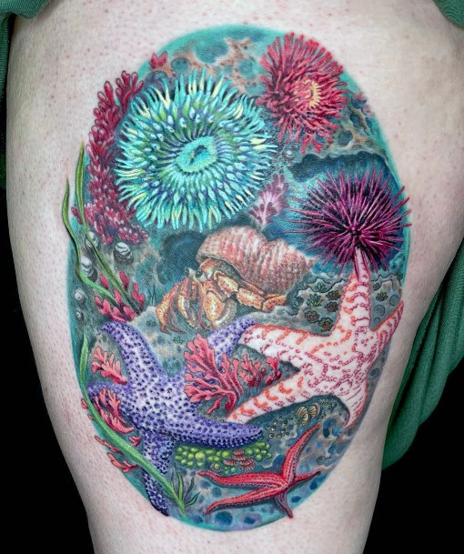 Great Starfish Tattoos For Women