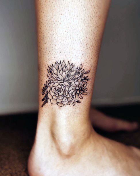 Great Succulent Tattoos For Women