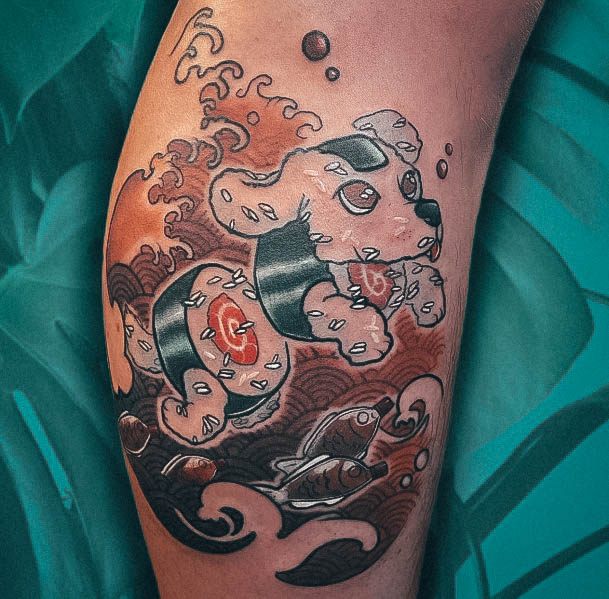 Great Sushi Tattoos For Women