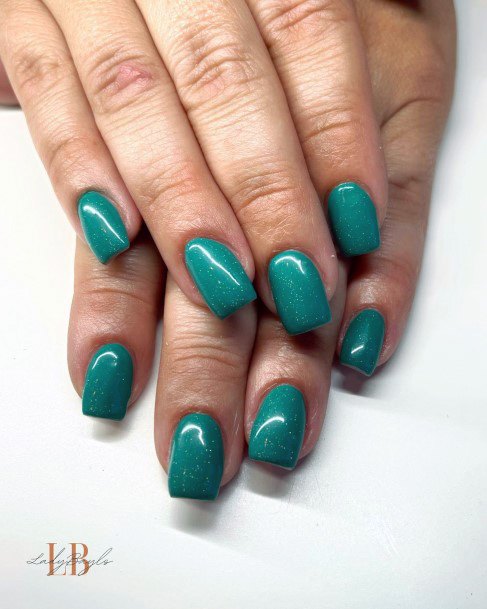 Great Teal Turquoise Dress Nails For Women