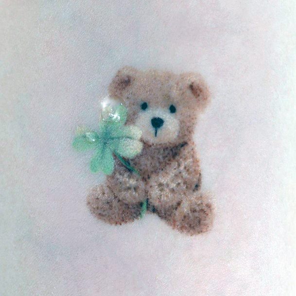 Great Teddy Bear Tattoos For Women