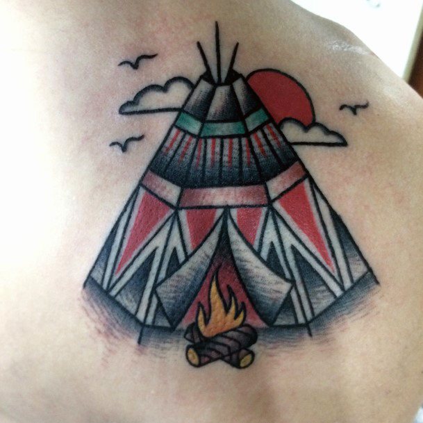 Great Tipi Tattoos For Women