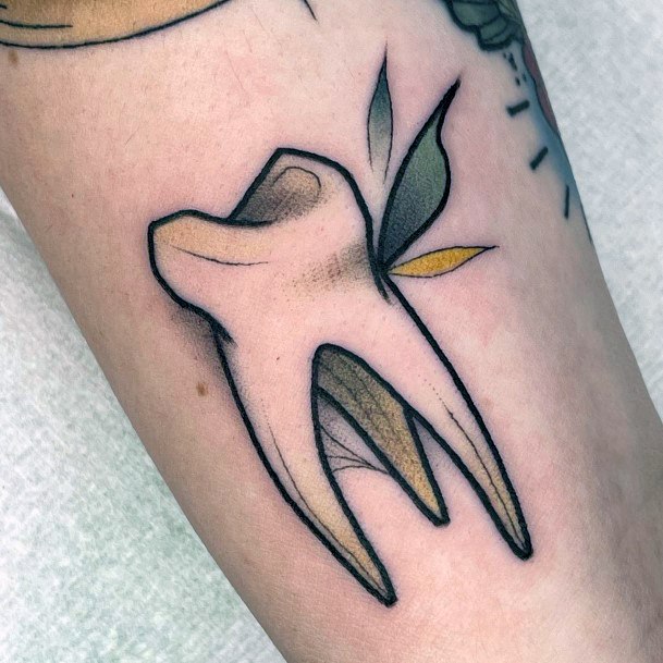 Great Tooth Tattoos For Women
