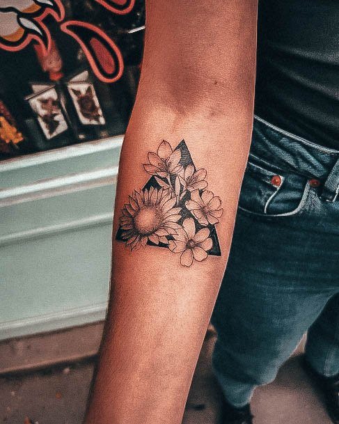 Great Triangle Tattoos For Women