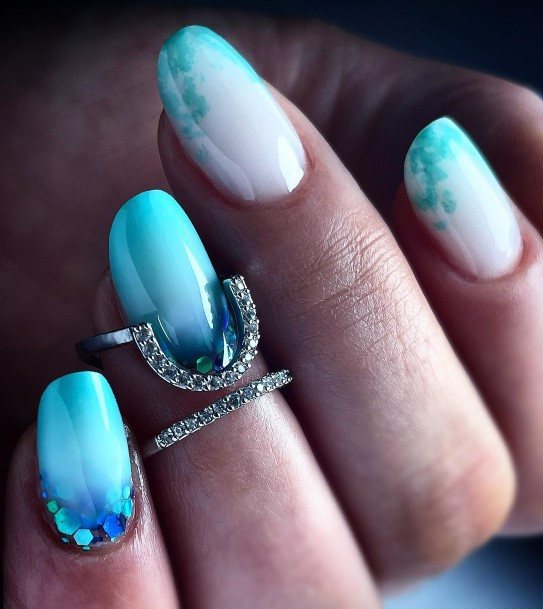Great Turquoise Nails For Women