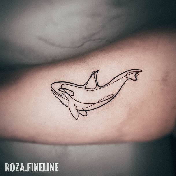 Great Whale Tattoos For Women