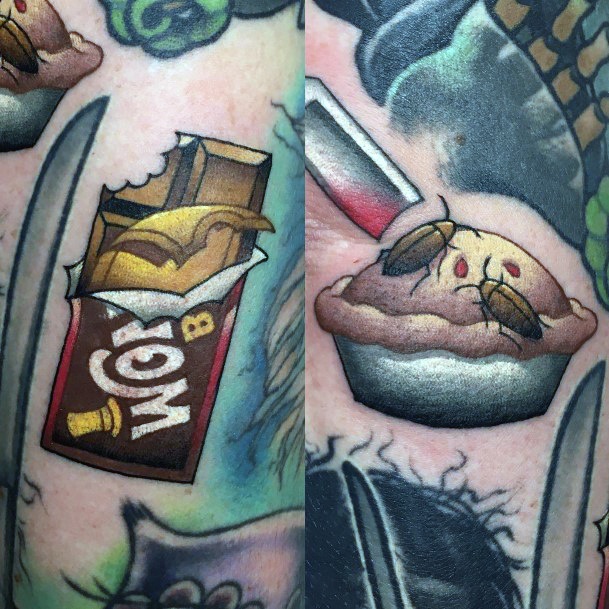 Great Willy Wonka Tattoos For Women