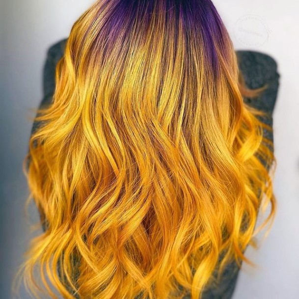 Great Yellow Ombre Hairstyless For Women